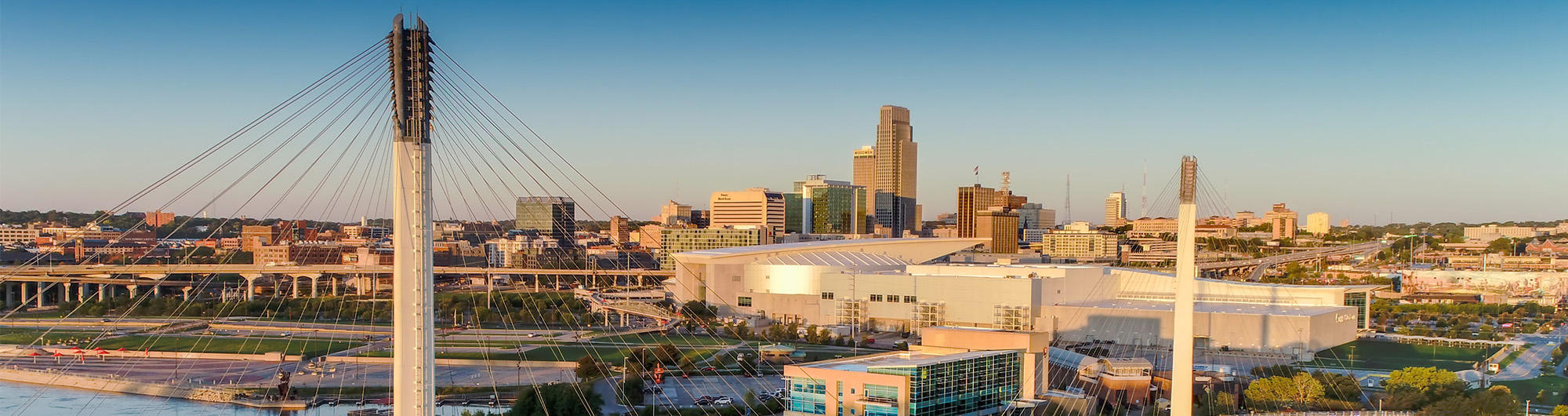 Skyline of Omaha, Nebraska