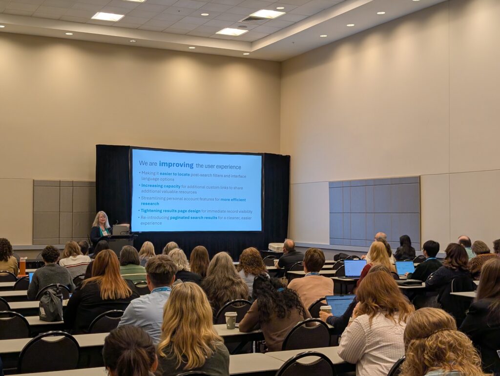 Sitting in on Rachel Hally's session, "Navigation Changes: A Preview"