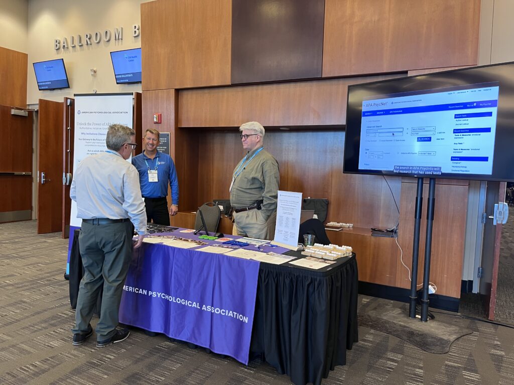 Sponsor table visit with APA