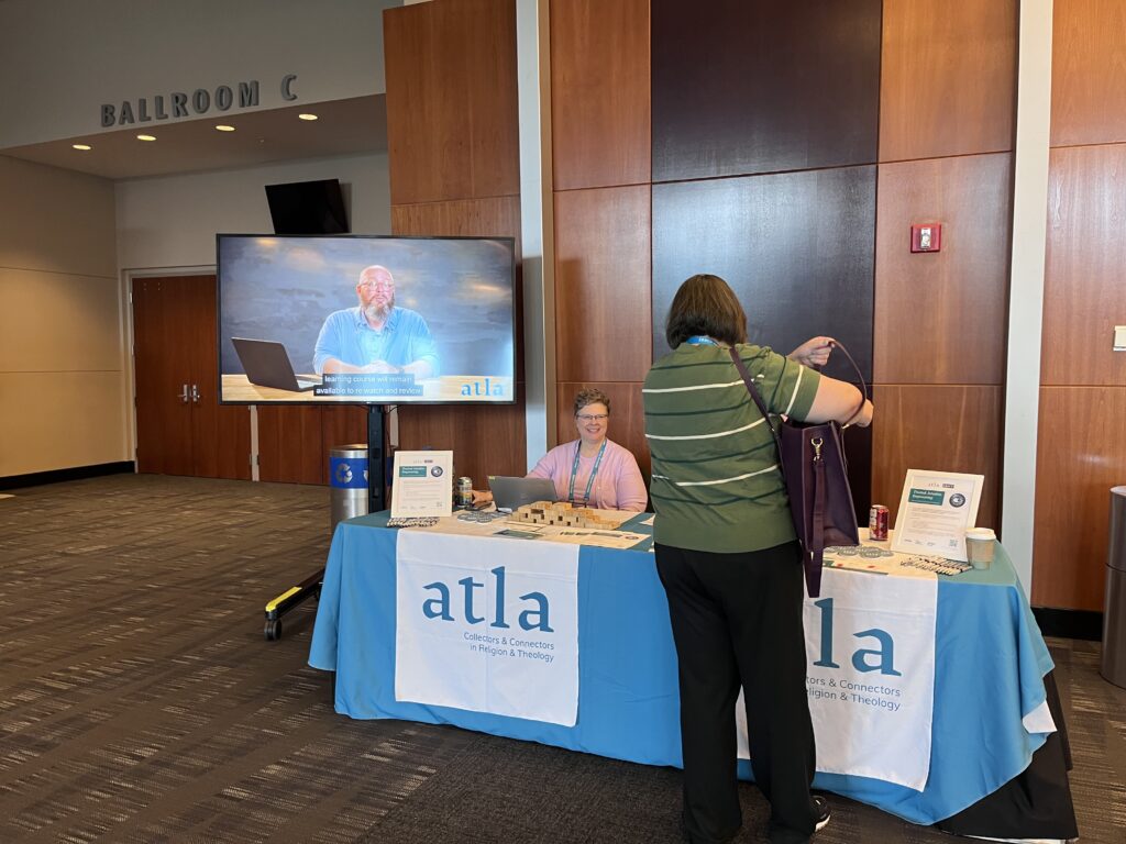Sponsor table visit with Atla
