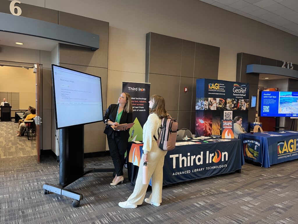 Sponsor table visit with ThirdIron