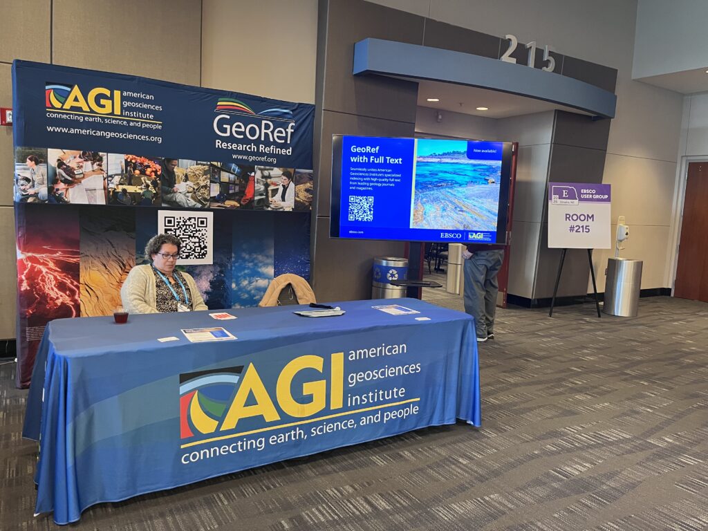 Sponsor table visit with GeoRef