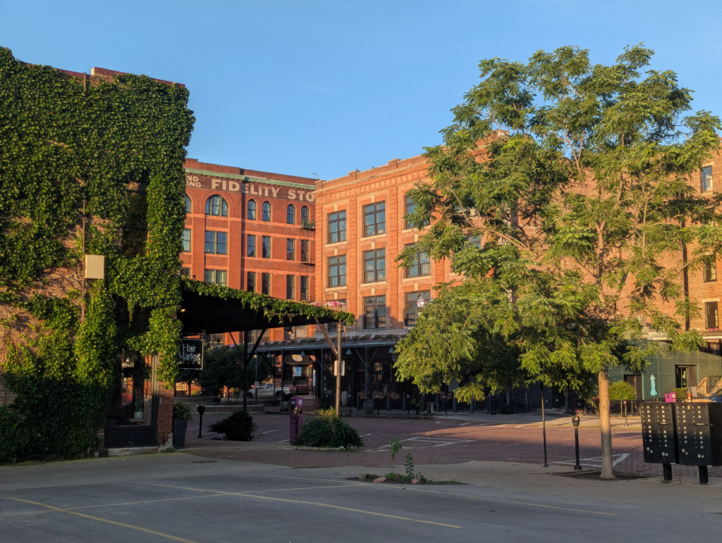 Stopping by the historic Old Market district