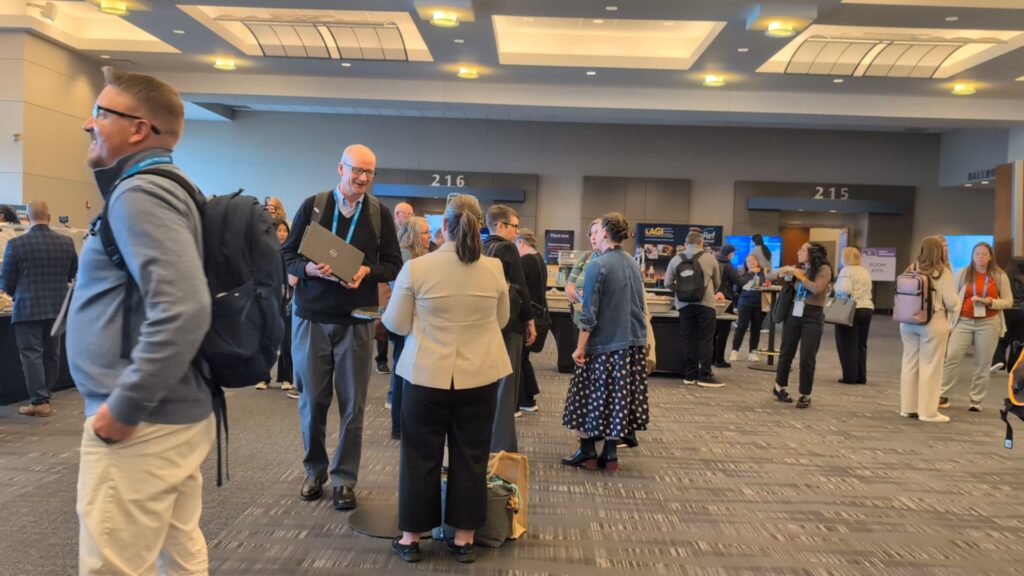 Getting to know each other during Networking Breaks